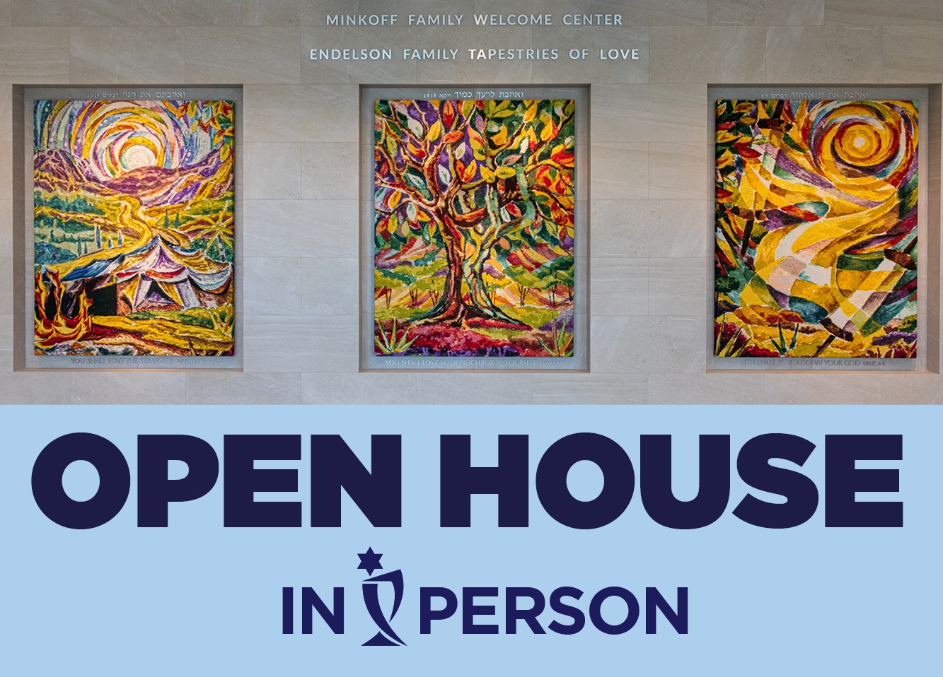 Open House for Temple Beth El prospective members event graphic