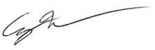 Rabbi Greg Weisman's signature, Temple Beth El of Boca Raton