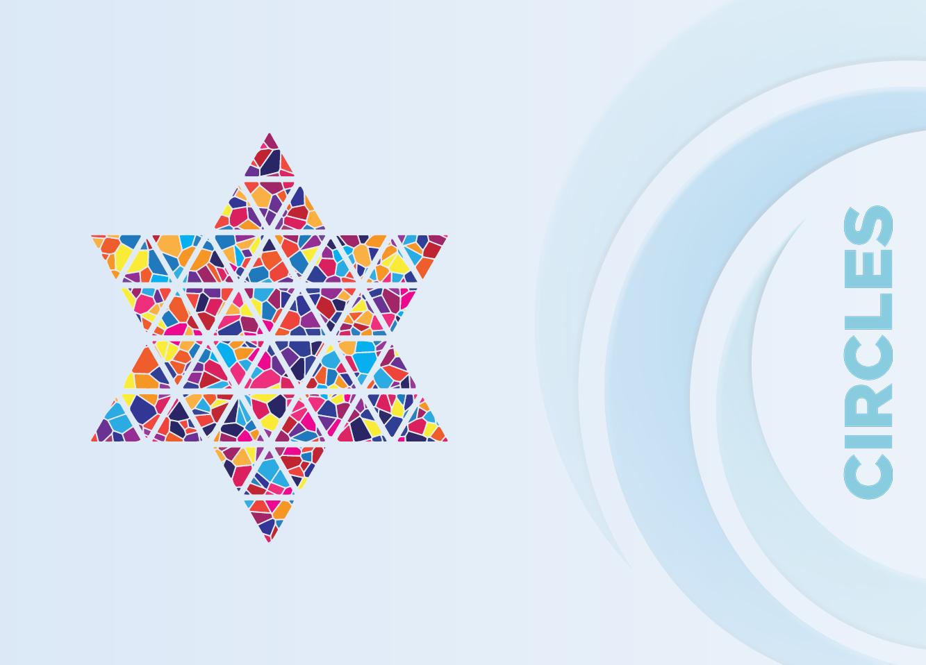 Star of David in Mosaic Style, created for Temple Beth El; Temple Beth El Circles, Israel Circle