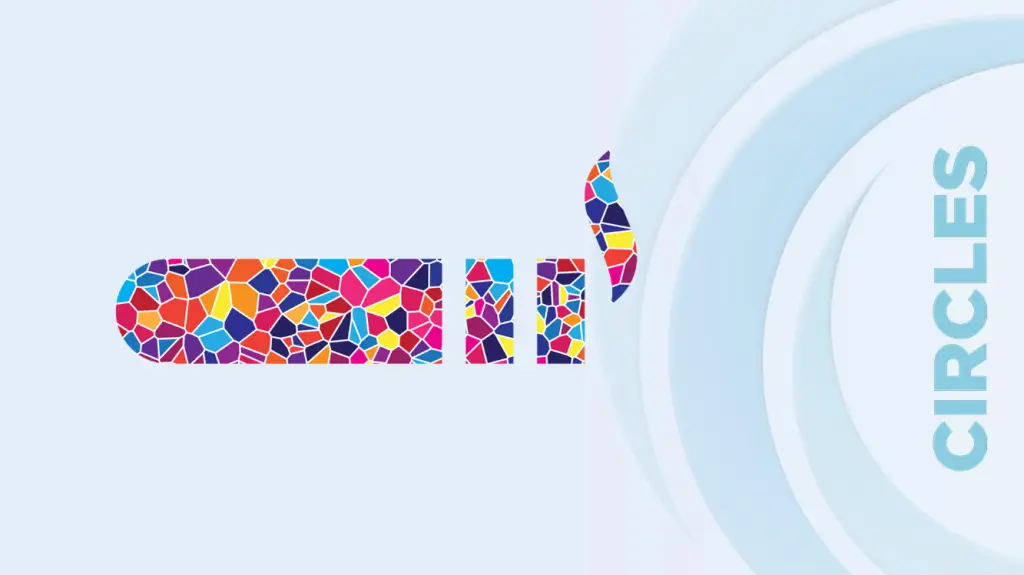 Cigar Circle graphic, for Temple Beth El Beth El Circles