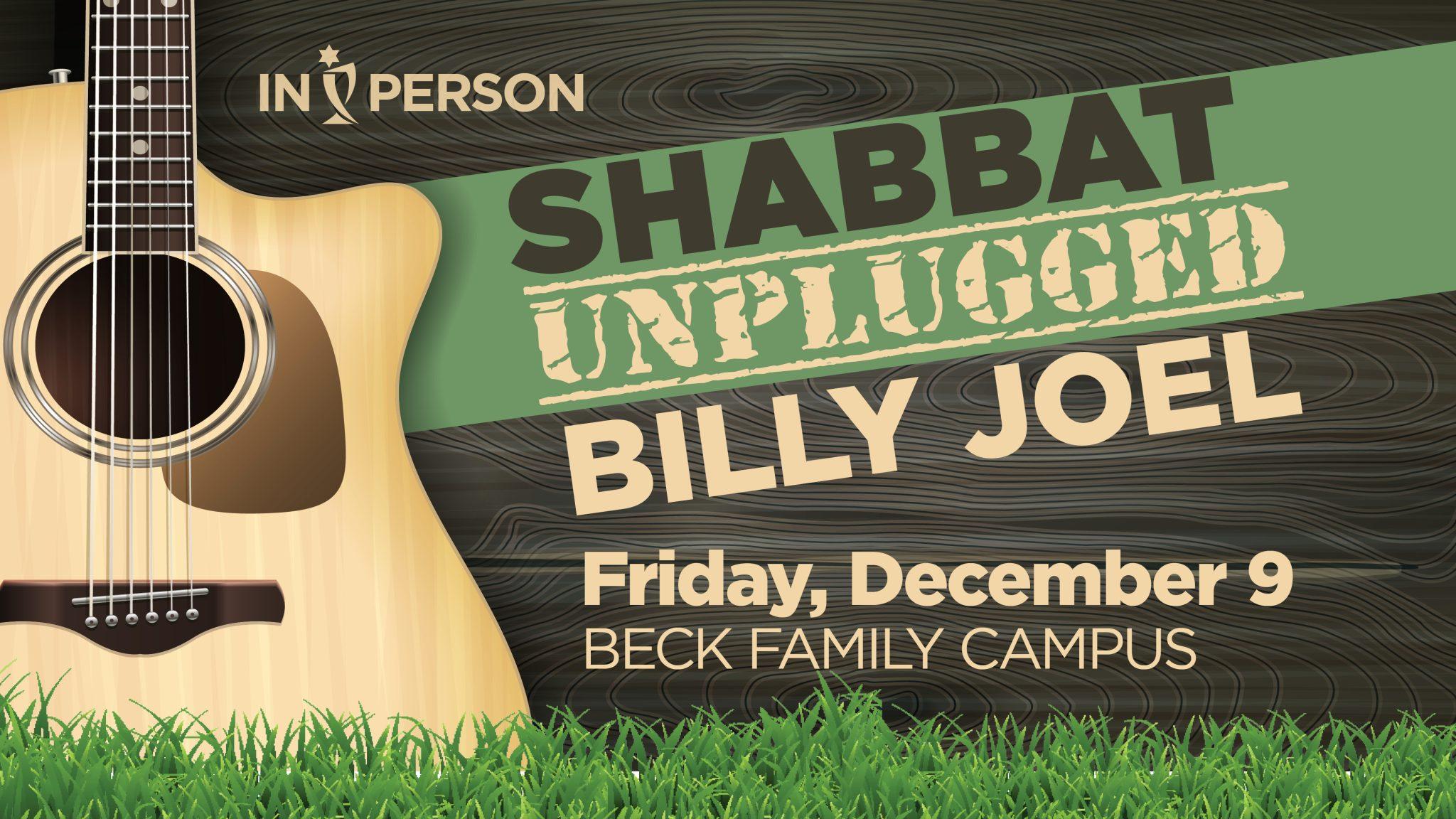 Shabbat Unplugged Billy Joel! Temple Beth El of Boca Raton