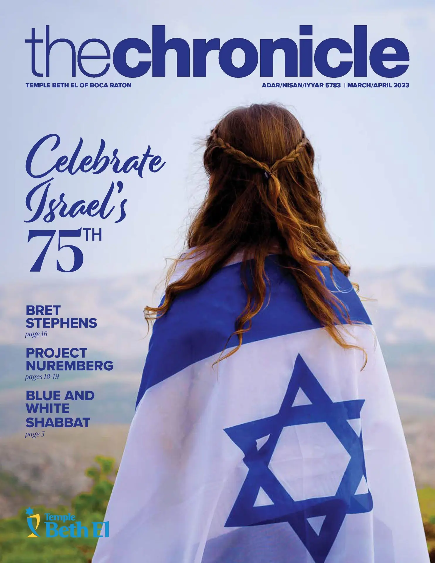 March/April 2023 Chronicle, for Temple Beth El of Boca Raton