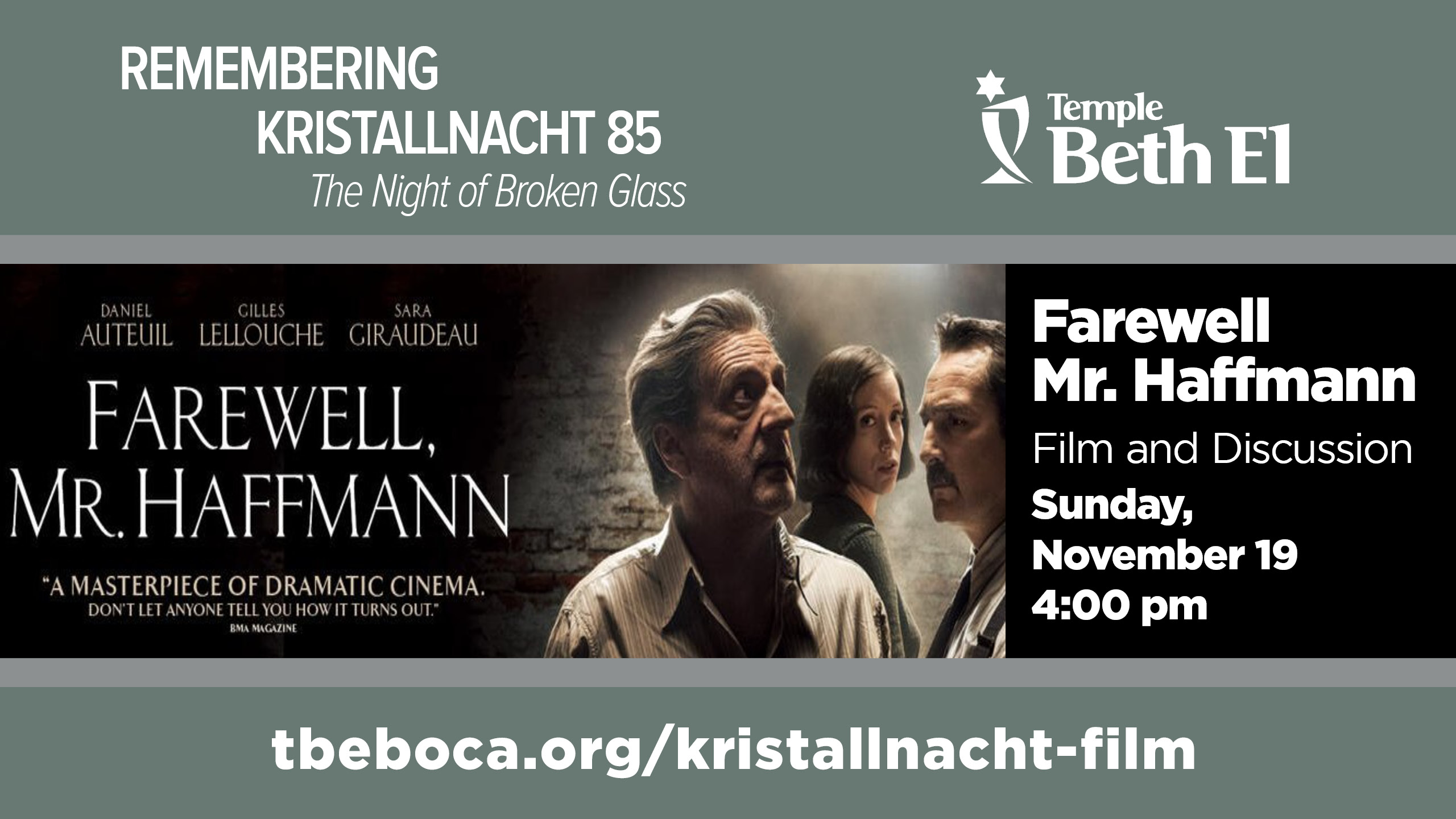 Farewell Mr Haffmann - Official Trailer 