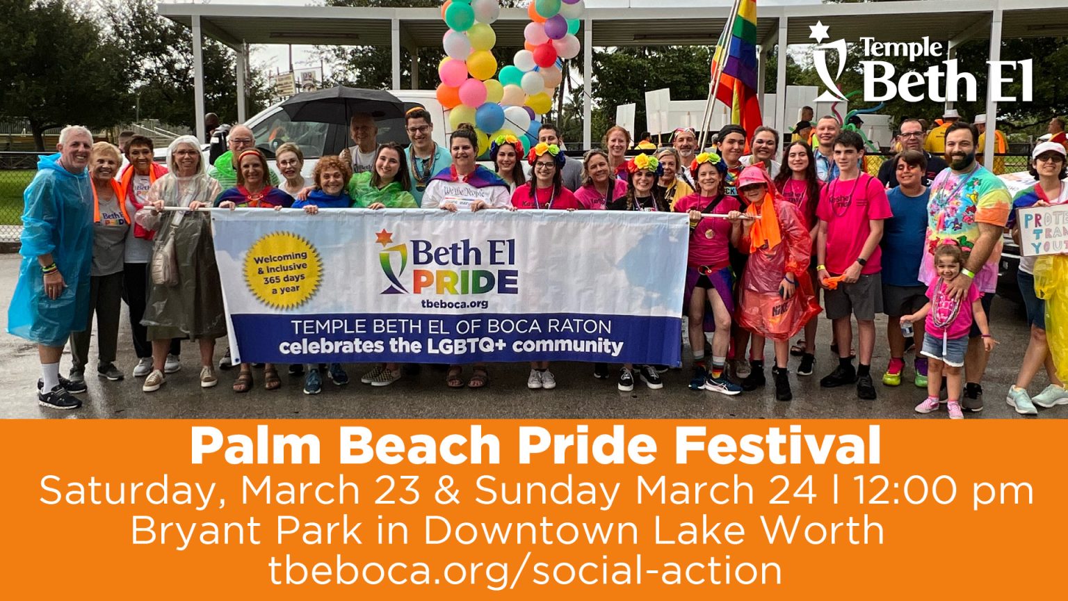 Palm Beach Pride Festival Temple Beth El of Boca Raton