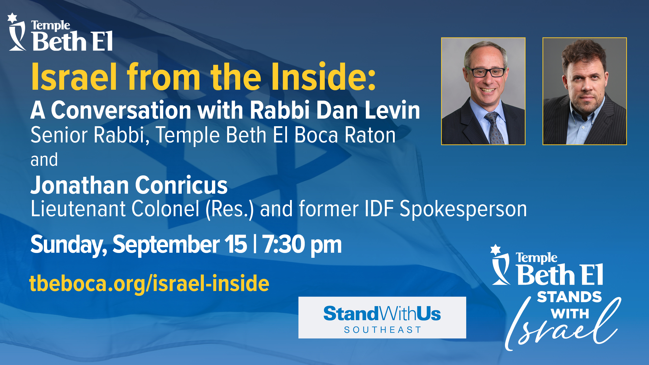 Israel From The Inside: A Conversation With Rabbi Dan Levin And ...