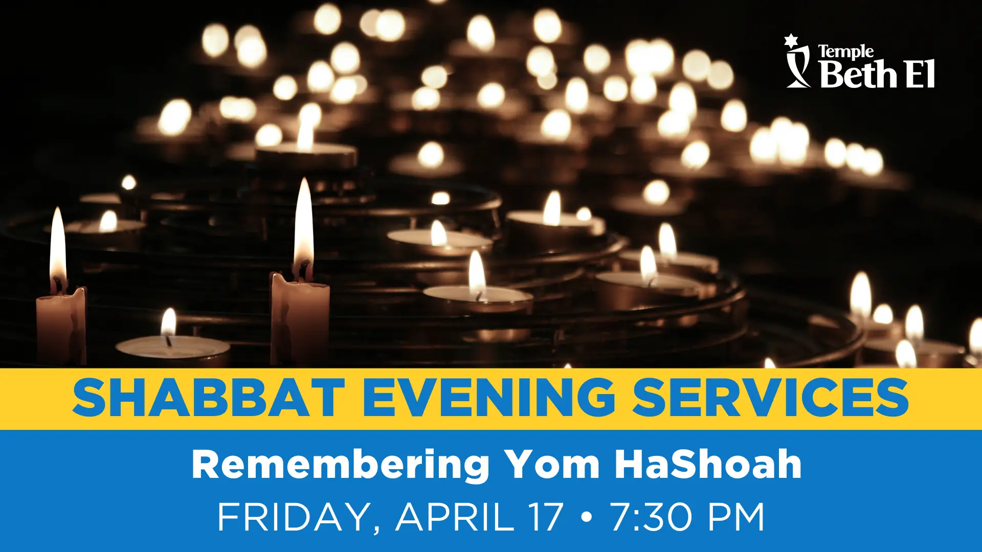 Yom HaShoah Shabbat Services April 17