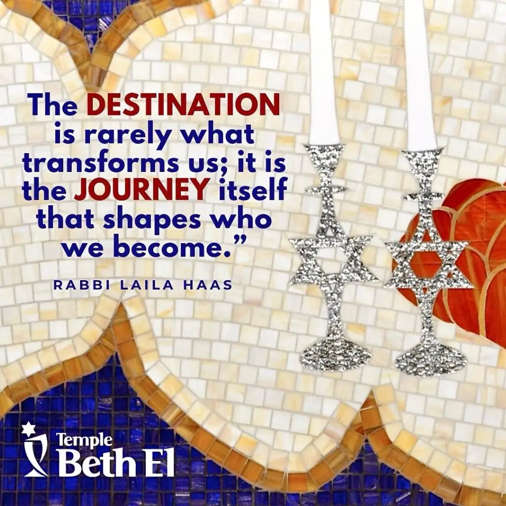 The Journey Into The Unknown: Shabbat Message by Rabbi Laila Haas
