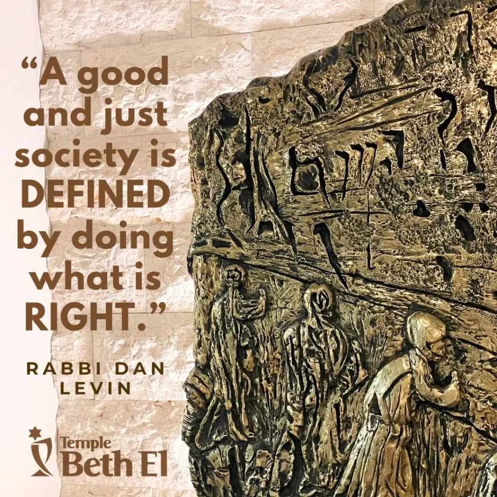One Law: Shabbat Message from Rabbi Dan Levin