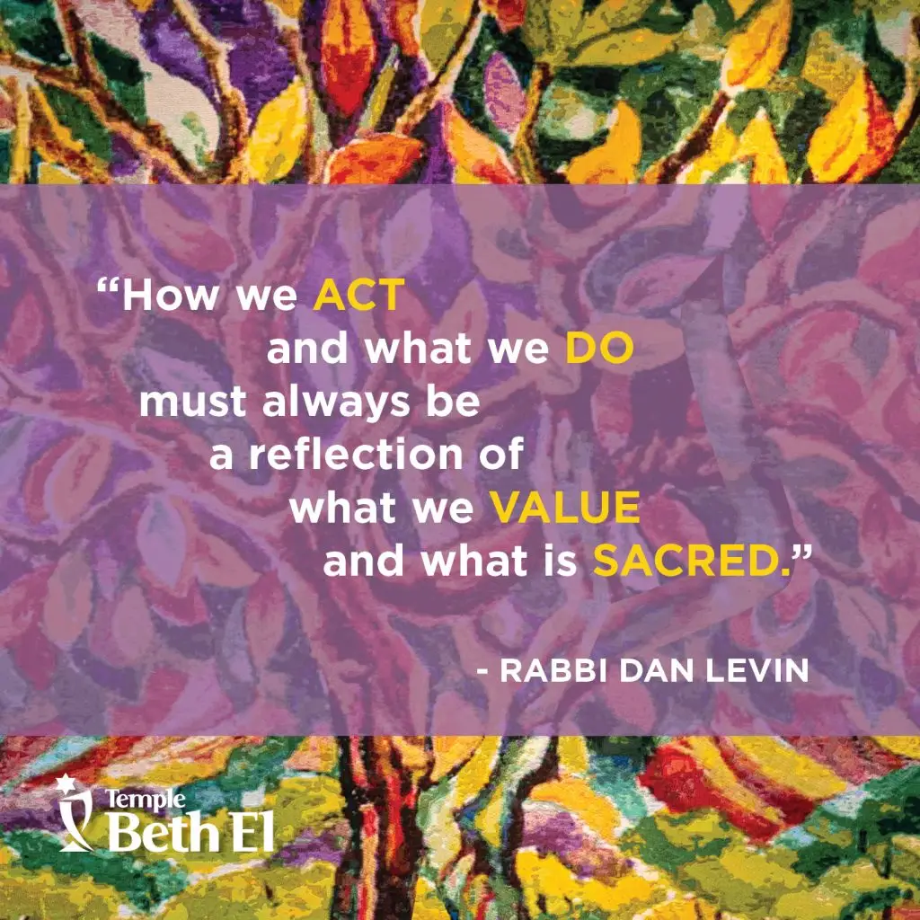 History Meets the Future: Shabbat Message from Rabbi Dan Levin