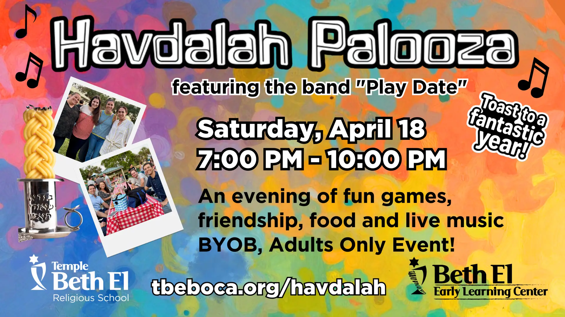 Havdalah Palooza April 18