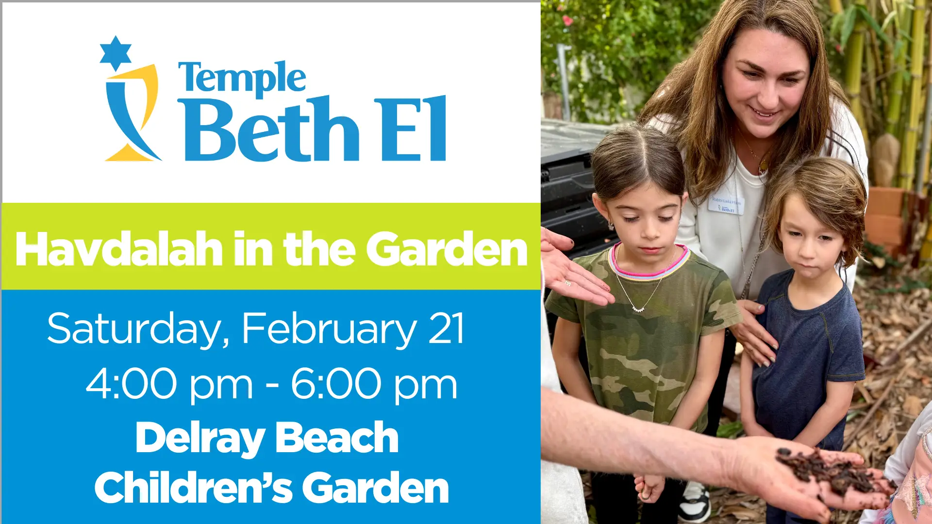Havdalah in the Garden 2026