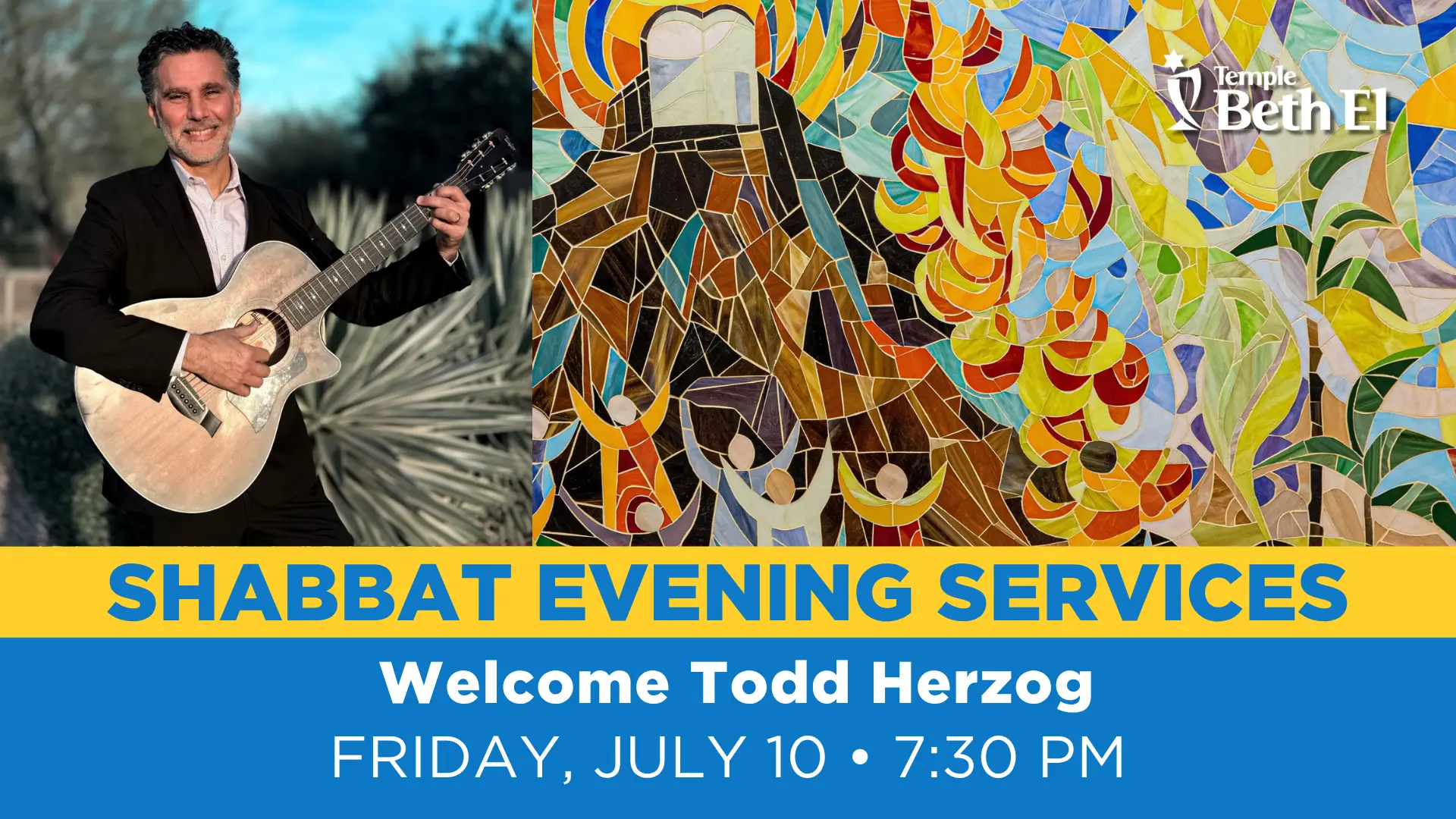 July 10 Shabbat Welcome Todd Herzog