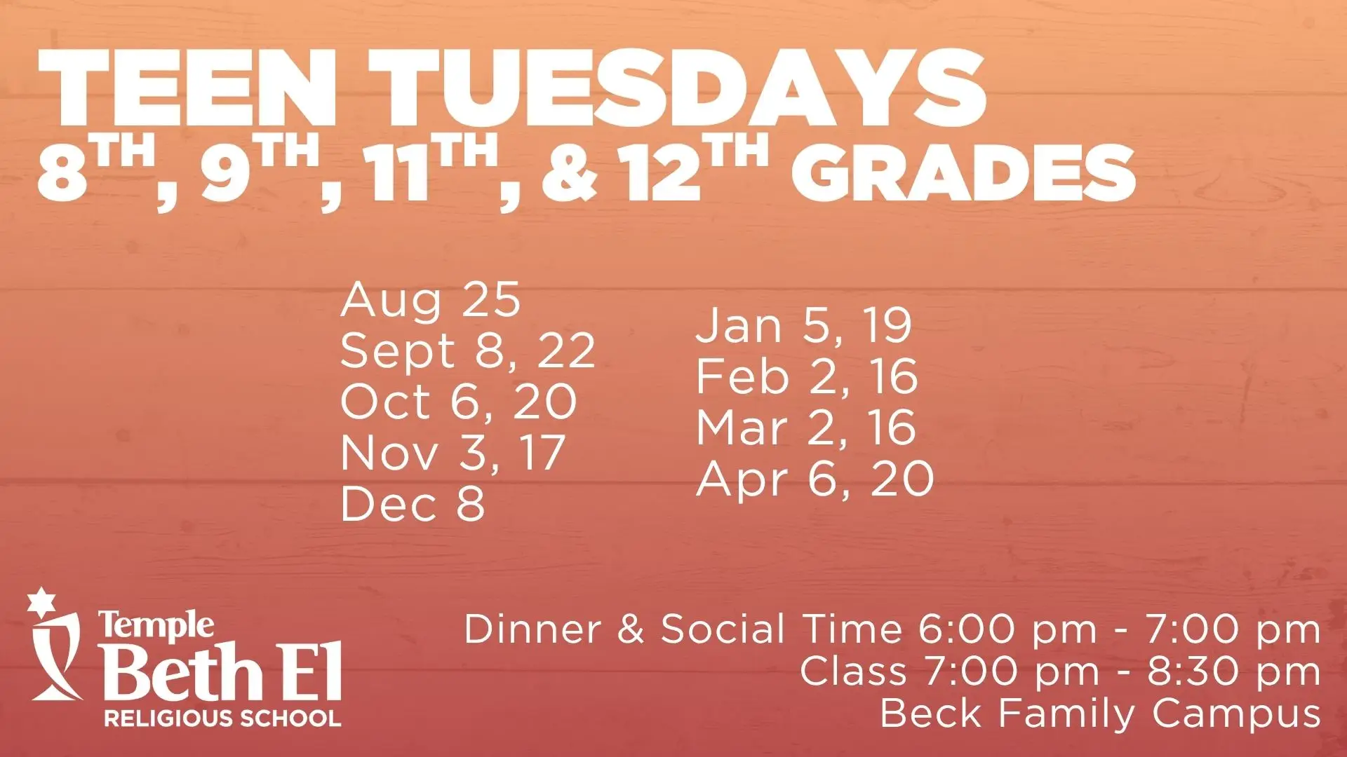 8 9 11 12 dates