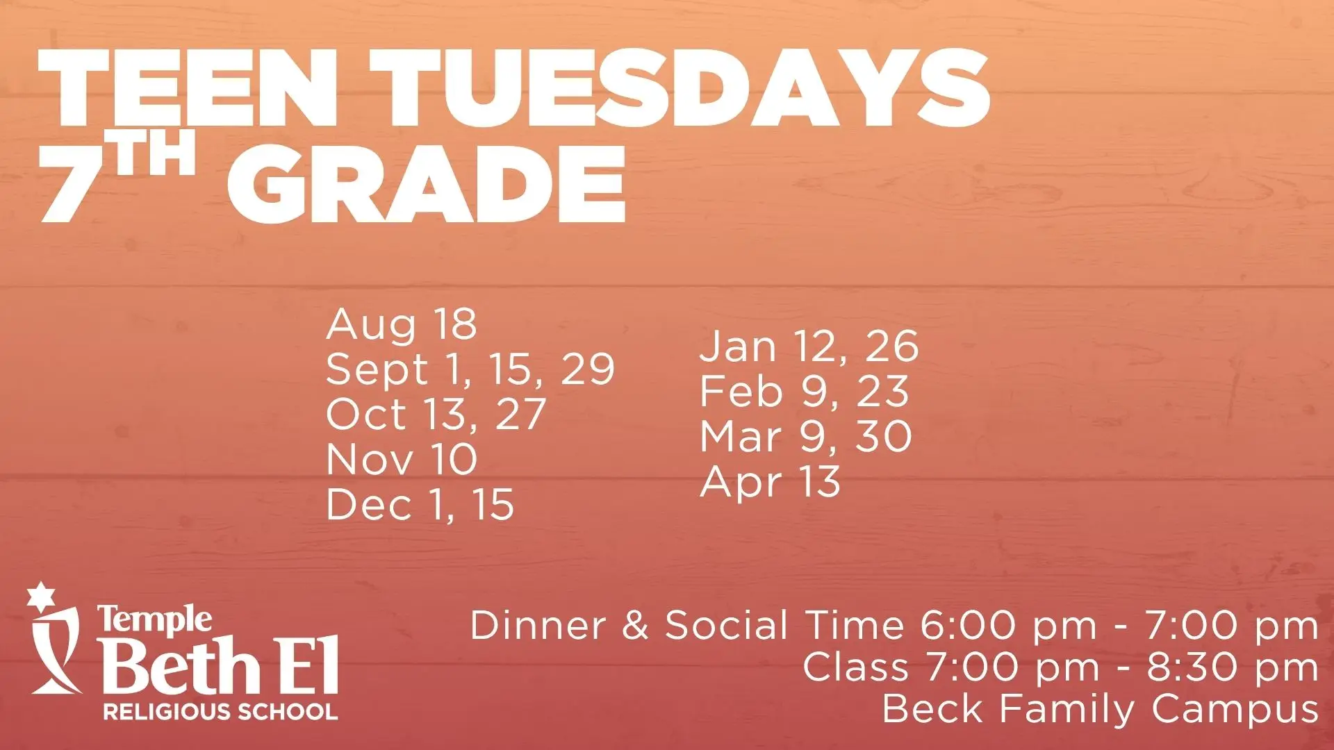 Tuesdays 7th
