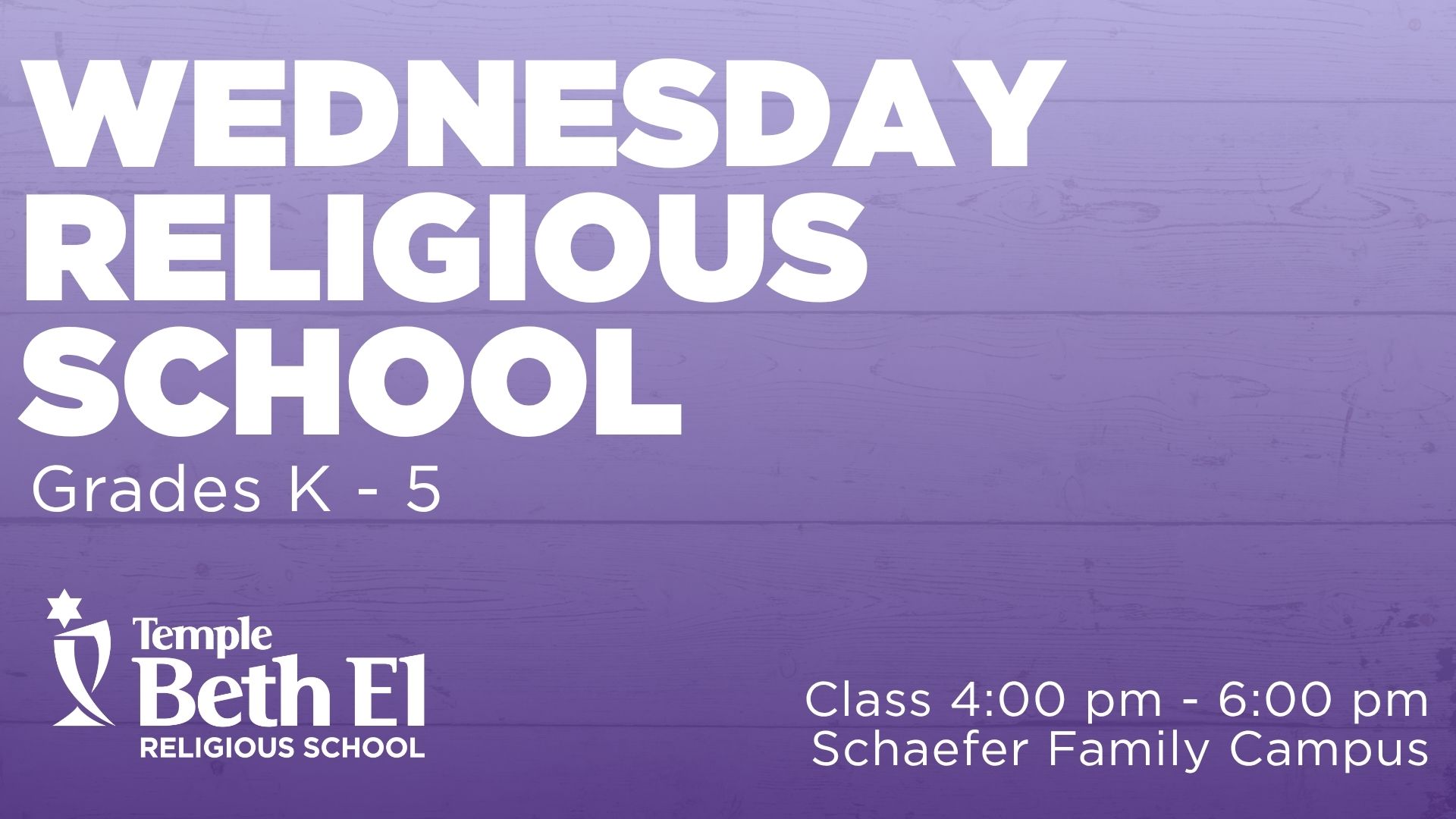 wednesdays (no dates)